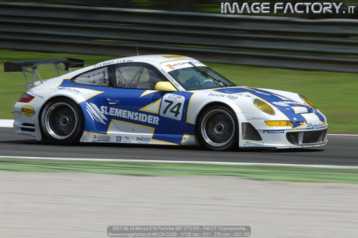 2007-06-24 Monza 518 Porsche 997 GT3 RS - FIA GT Championship